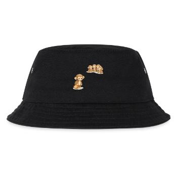 Baby Monkey Punch - Viral Sad Monkey - Kinder Bucket Hat - Schwarz - Vorne