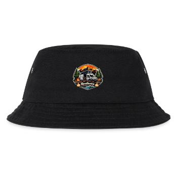 Roadhome: Vanlife at the mountain lake - Kids’ Bucket Hat - black - Front