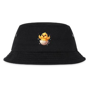 Chicks from the Egg – Happy Departure - Kids’ Bucket Hat - black - Front