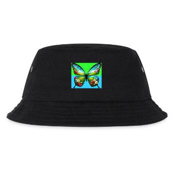 butterfly - Kids’ Bucket Hat - black - Front