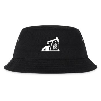 Oil Pumpjack USA Oil Transfer Pump Design - Kids’ Bucket Hat - black - Front