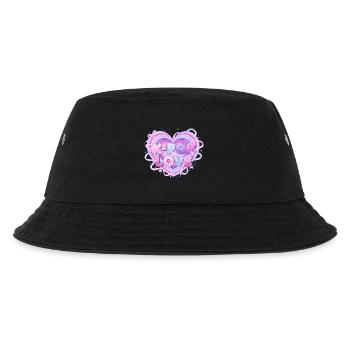 K-Pop Love Heart Pastel - Kids’ Bucket Hat - black - Front