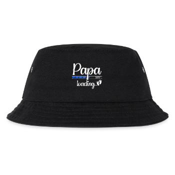 Papa 2027 Loading Werdender Papa 2027 - Kinder Bucket Hat - Schwarz - Vorne