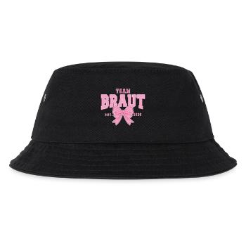 Braut Junggesellinnenabschied Team Partnerlook - Kinder Bucket Hat - Schwarz - Vorne