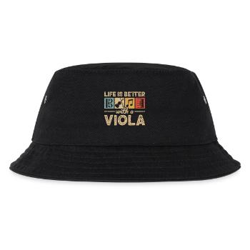 Viola Player Orchestra Musician Violist - Kids’ Bucket Hat - black - Front