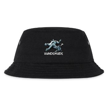 Hundemüde Deutsche Dogge Doggen Doggenbesitzer  - Kinder Bucket Hat - Schwarz - Vorne