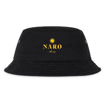 Naro Sizilien Sonne - Kinder Bucket Hat - Schwarz - Vorne