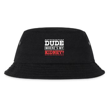 Nierenspender Spender Niere - Kinder Bucket Hat - Schwarz - Vorne