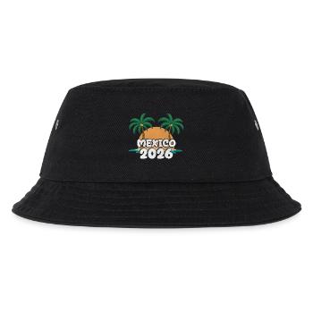 Mexiko 2026 - Kinder Bucket Hat - Schwarz - Vorne