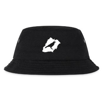 Kiersper Rauk with Stadtsillhouette white - Kids’ Bucket Hat - black - Front