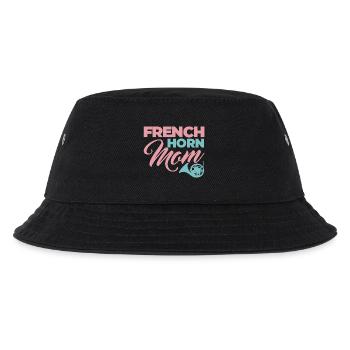French Horn Mom - Kinder Bucket Hat - Schwarz - Vorne