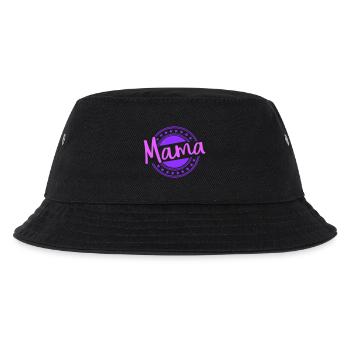 Mama Stempelstern Logo Shirt - Kinder Bucket Hat - Schwarz - Vorne