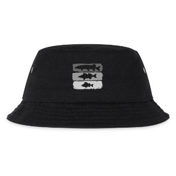 Hecht Zander Barsch - Kinder Bucket Hat - Schwarz - Vorne