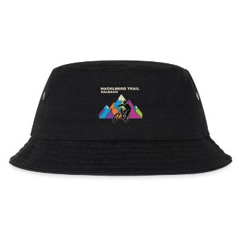 Hacklberg Trail MTB Biker - Kinder Bucket Hat - Schwarz - Vorne