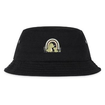 Cute dinosaur family motif - Kids’ Bucket Hat - black - Front