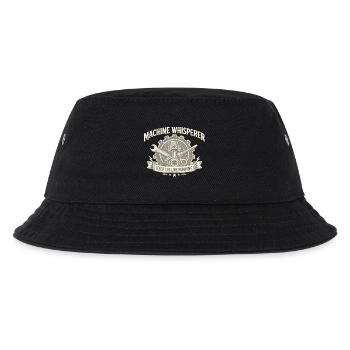 Machine Whisperer Gear Crest - Kinder Bucket Hat - Schwarz - Vorne