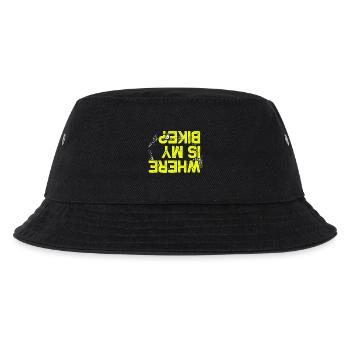 Where is my bike Fahrrad Mountainbike MTB Downhill - Kids’ Bucket Hat - black - Front