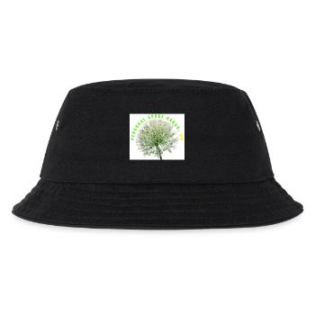 Personal Space Radar On Funny Garlic Flower  - Kids’ Bucket Hat - black - Front