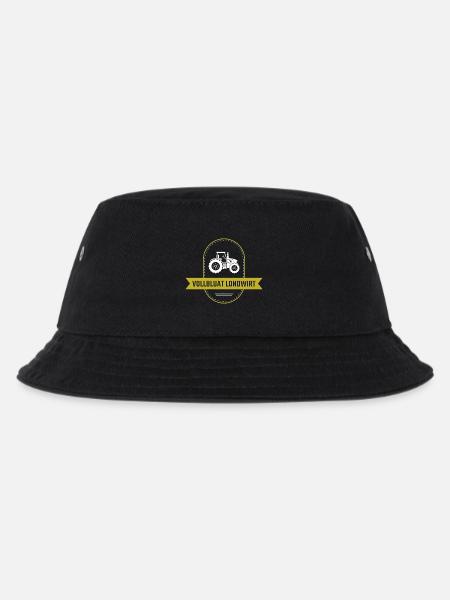 Vollbluat Londwirt - Kinder Bucket Hat - Schwarz