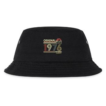 Original 1976 Vintage Vintage Retro Birthday - Kids’ Bucket Hat - black - Front