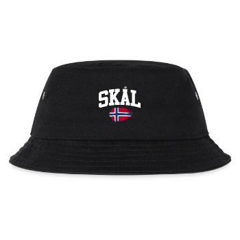 Norway Vacation Norge Fjords Travel Scandinavian - Kinder Bucket Hat - Schwarz - Vorne