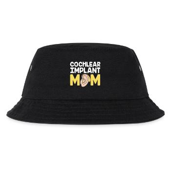 Taub Taubheit Deaf Gebärdensprache - Kinder Bucket Hat - Schwarz - Vorne