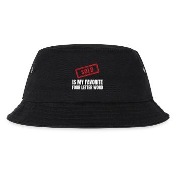 Real Estate Agent Realtor Home Seller Marketing - Kids’ Bucket Hat - black - Front