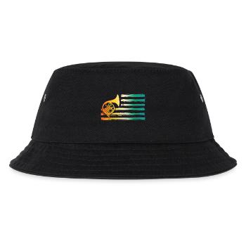 Horn player French horn - Kids’ Bucket Hat - black - Front