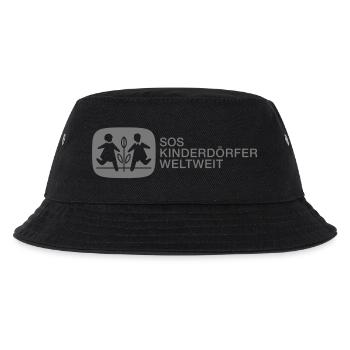 SOS Kinderdörfer Logo - Kinder Bucket Hat - Schwarz - Vorne