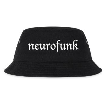 Neurofunk White - Kids’ Bucket Hat - black - Front