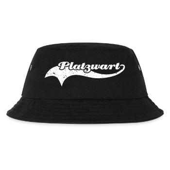 platzwart verwittert - Kinder Bucket Hat - Schwarz - Vorne