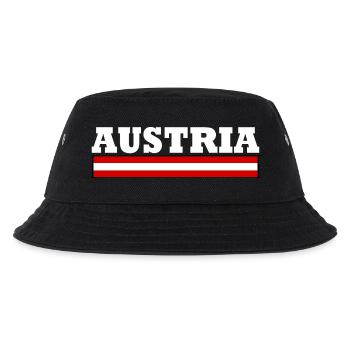 Austria - Kinder Bucket Hat - Schwarz - Vorne