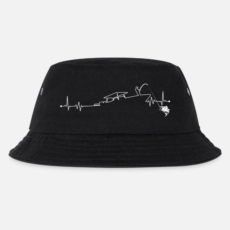 Kunst der Küstenfluglinien - Kinder Bucket Hat - Schwarz
