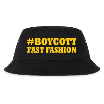 Boycott fast fashion - Bob Enfant - noir - Devant