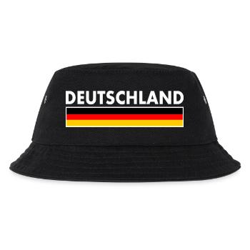 Deutschland - Kinder Bucket Hat - Schwarz - Vorne