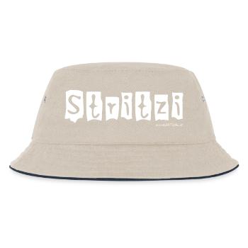 Stritzi - Strolch, effronté, dialecte autrichien - Bob Enfant - blanc cassé/bleu marine - Devant