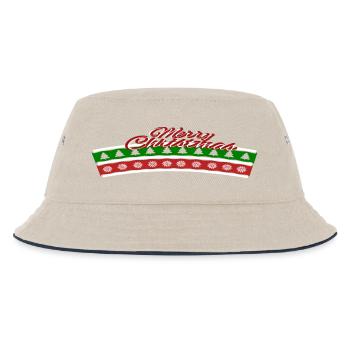 Ugly Christmas Design xmas - Kids’ Bucket Hat - ecru/navy - Front