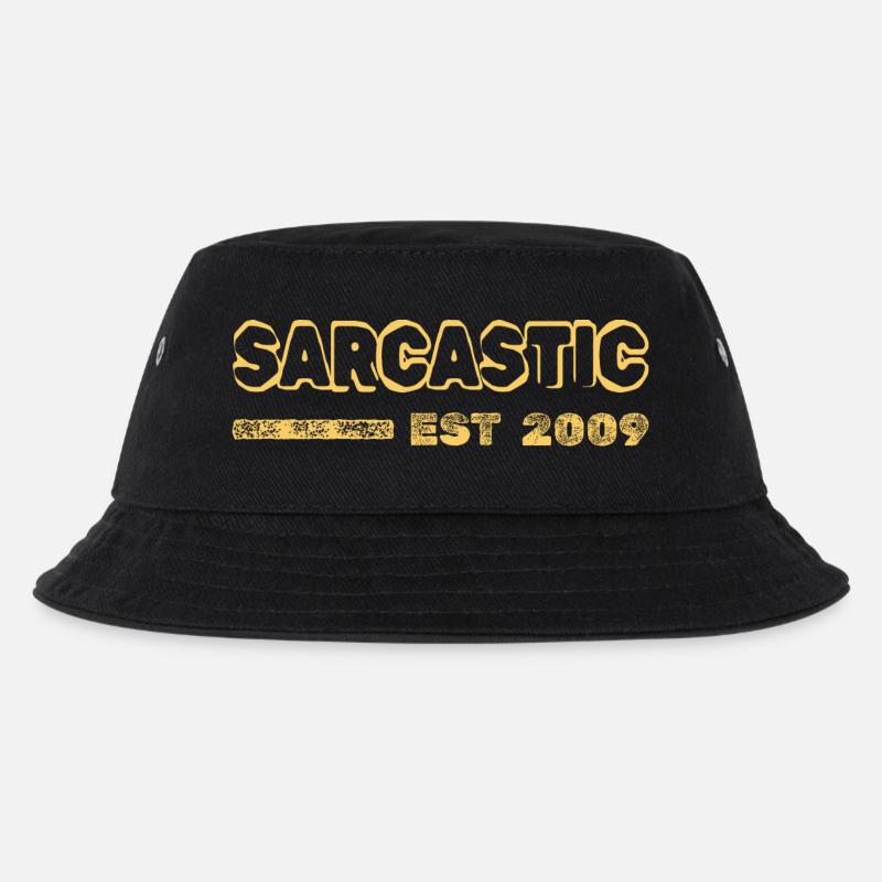 2009 - Kinder Bucket Hat - Schwarz