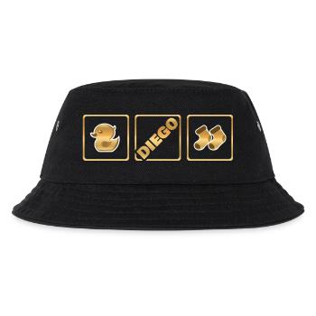 Geschenk für Diego - Kinder Bucket Hat - Schwarz - Vorne