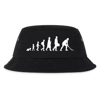 Feldhockey Evolution - Kinder Bucket Hat - Schwarz - Vorne