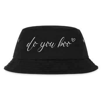 Do You Boo Silly Positive Quote - Kids’ Bucket Hat - black - Front