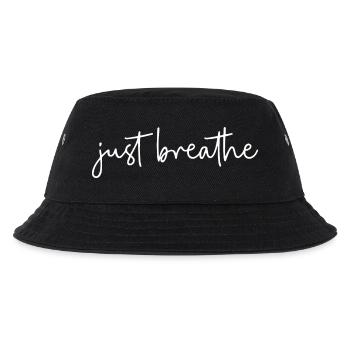 Nur Atem atmen - Kinder Bucket Hat - Schwarz - Vorne