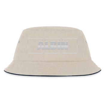 Albin - Kinder Bucket Hat - Natur/Navy - Vorne