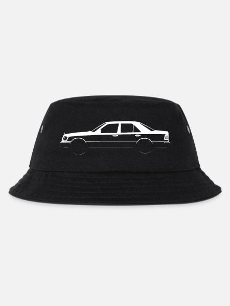 W124 Auto Oldtimer Vintage Deutsch German Retro - Kinder Bucket Hat - Schwarz