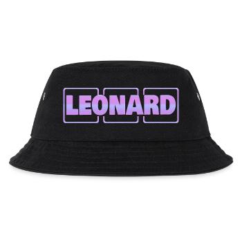 Geschenk für Leon - Kinder Bucket Hat - Schwarz - Vorne