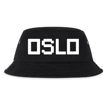 OSLO Norway Norwegen - Kinder Bucket Hat - Schwarz - Vorne