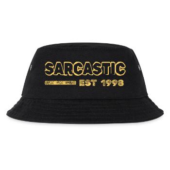 Sarkasmus 1998 - Kinder Bucket Hat - Schwarz - Vorne