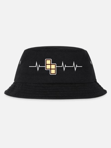I love Retro Gaming - Block Edition - Kinder Bucket Hat - Schwarz