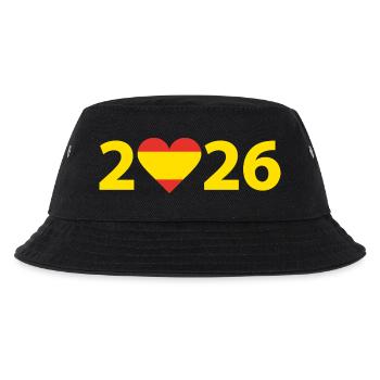 I love Spain 2026, holidays in Spain 2026 - Kids’ Bucket Hat - black - Front