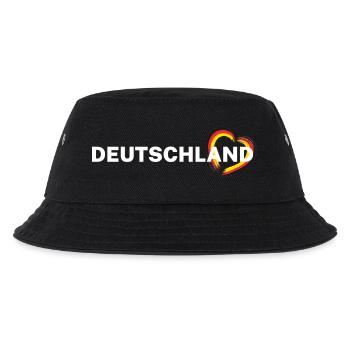 Allemagne – Coeur en or rouge noir - Bob Enfant - noir - Devant